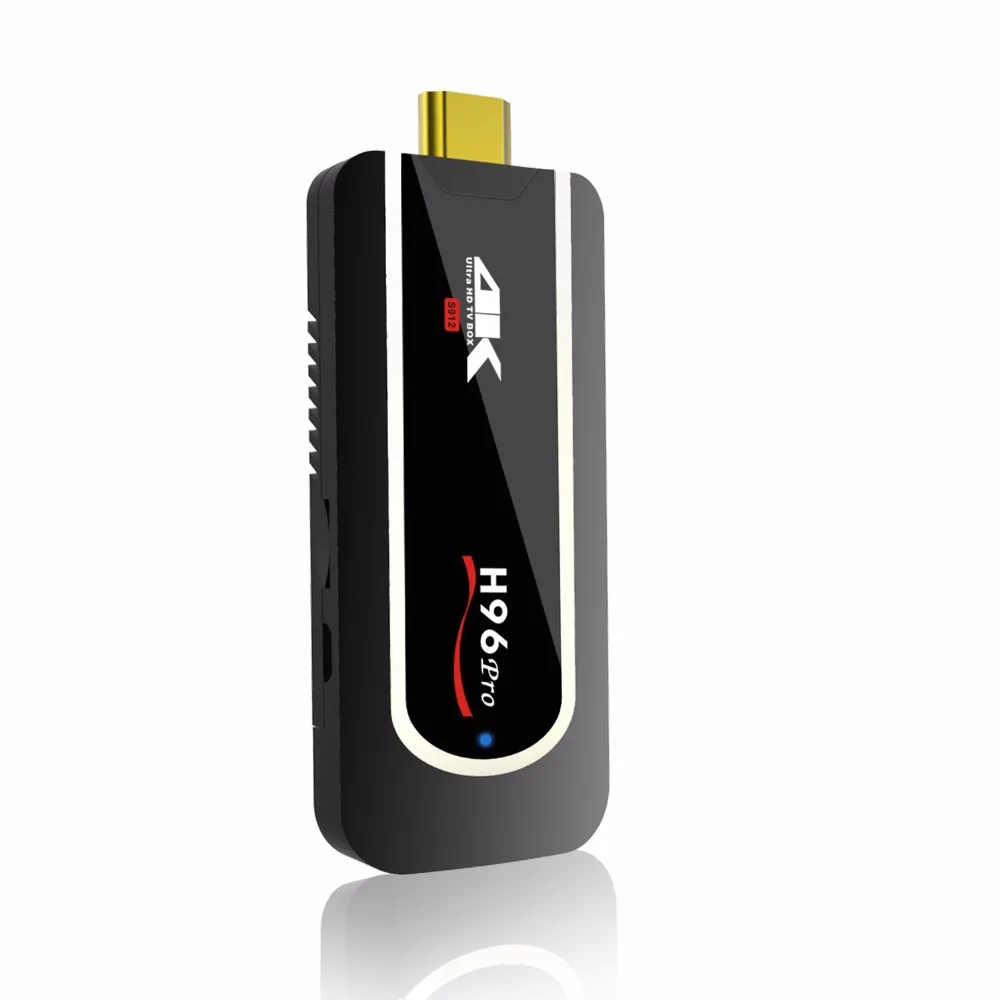 H96 мини-видеокамера-регистратор с креплением к ПК (H.265 4K) Amlogic S912 64bit Octa-core2.4G Wi-Fi Android
