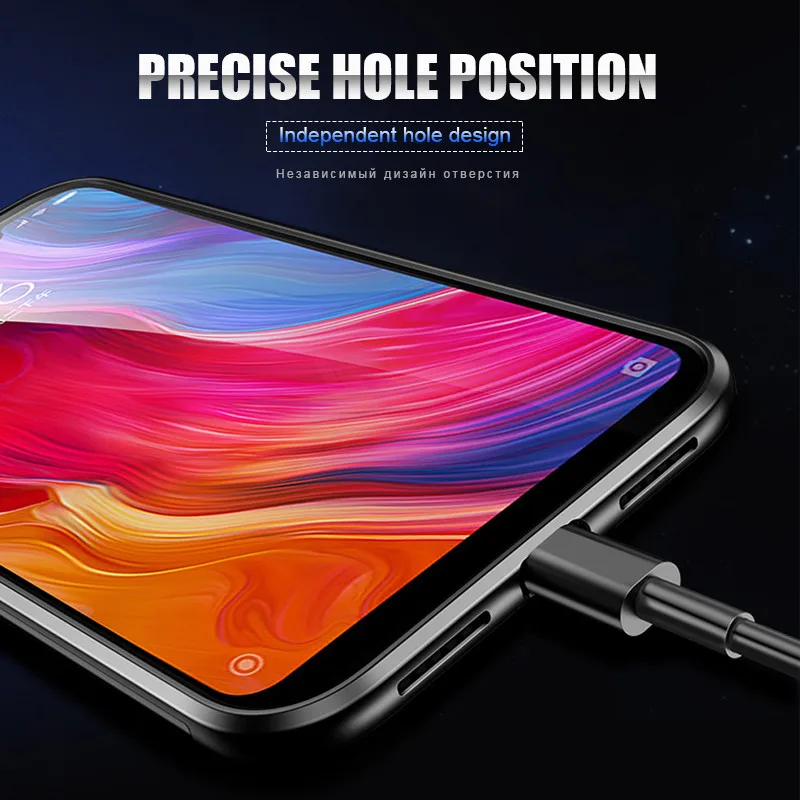 Роскошный металлический магнитный автомобильный держатель чехол для Xiaomi mi 8 Lite SE