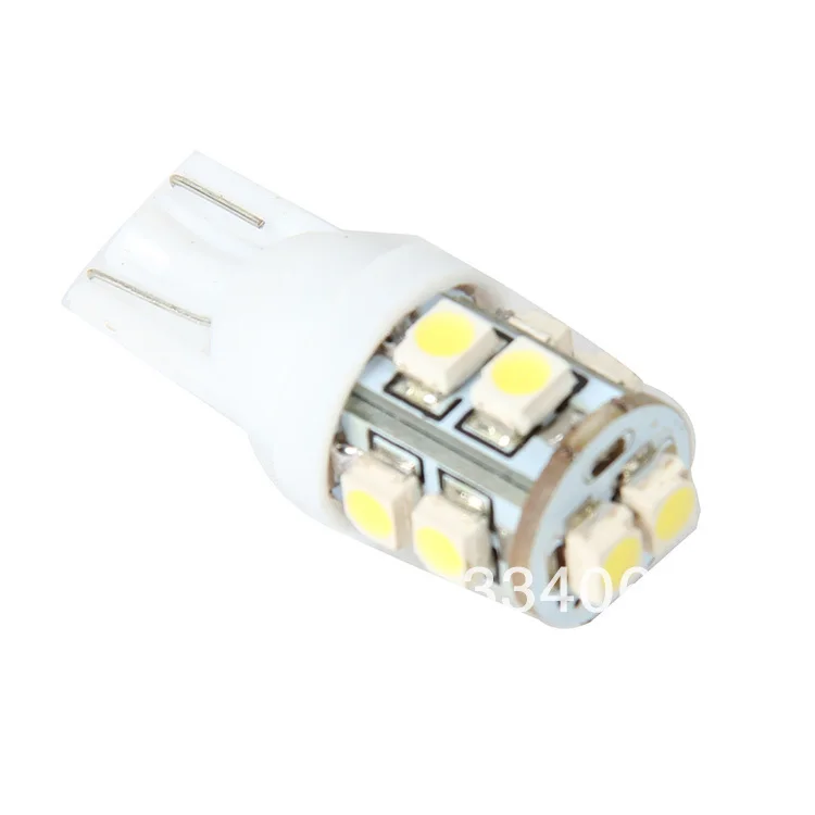 Автомобильная светодиодная лампа POSSBAY 10 шт. 10SMD W5W 1210 дюйма белая 12 В постоянного