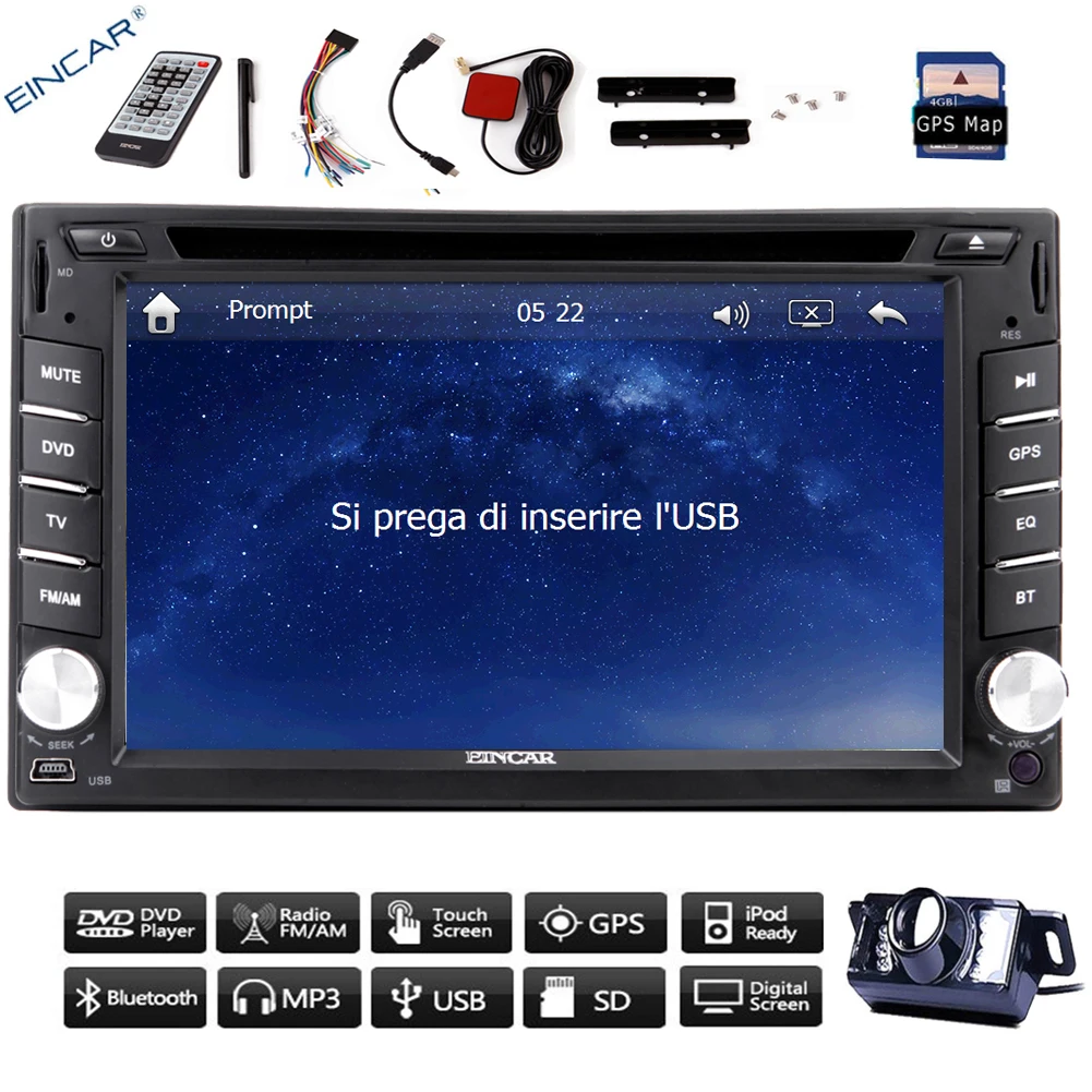 Логотип 3D SD FM Авторадио USB EQ аудио автомобильный dvd плеер стерео видео сенсорный