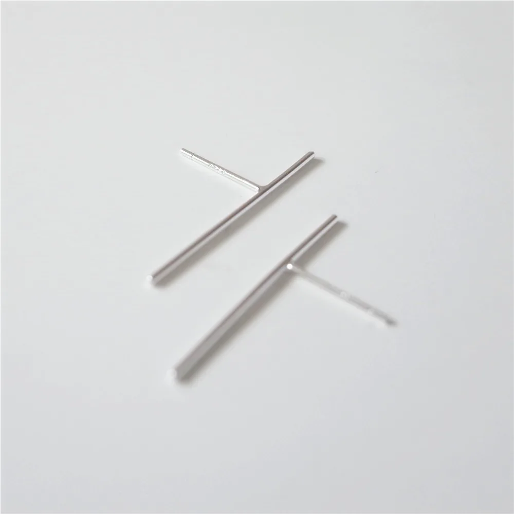 Женские длинные серьги гвоздики Flyleaf ювелирное изделие из стерлингового серебра