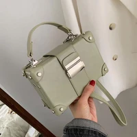 2021 new portable box bag korean unique design handbag wild crossbody shoulder bag slung small women messenger square bag l9 205