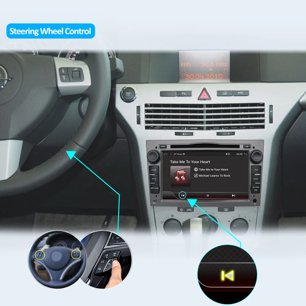 Автомагнитола 2 Din на Android 10 мультимедийная стерео система с DVD GPS Навигатором для