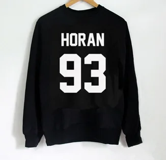 

New arrival "HORAN 93"Unisex fashion pullover women mens trumblr casual jumper high quality tops Tumblr hoodies free shipping