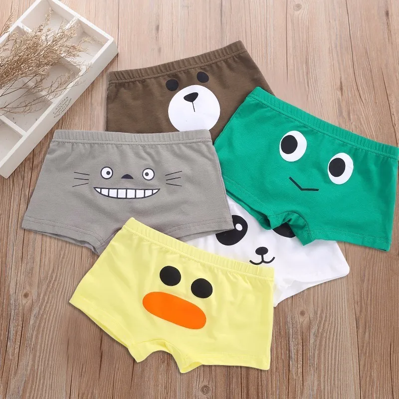 Roupas infantis menina Real RUBU,, 3 шт./лот, хлопковое детское нижнее белье, милые трусики с рисунками, короткие детские трусы, нижнее белье для малышей