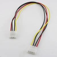 1pcs 50cm1 5ft ide 4 pin molex male power to lp4 female jack adapter extension connector cable