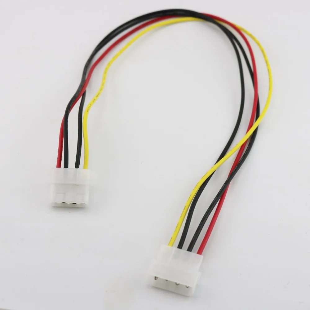 1 шт. 50 см/1 5 фута IDE 4 контактный Molex Male Power к LP4 Female Jack адаптер Удлинительный