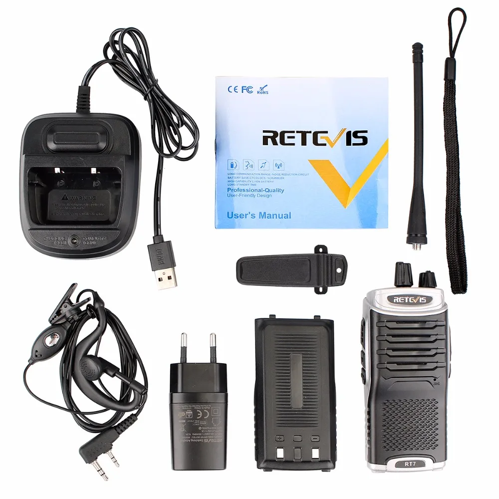 Рация Retevis RT7 5 Вт УВЧ 400 470 МГц 1 шт.|ham radio hf transceiver|radio transceiverhf transceiver |