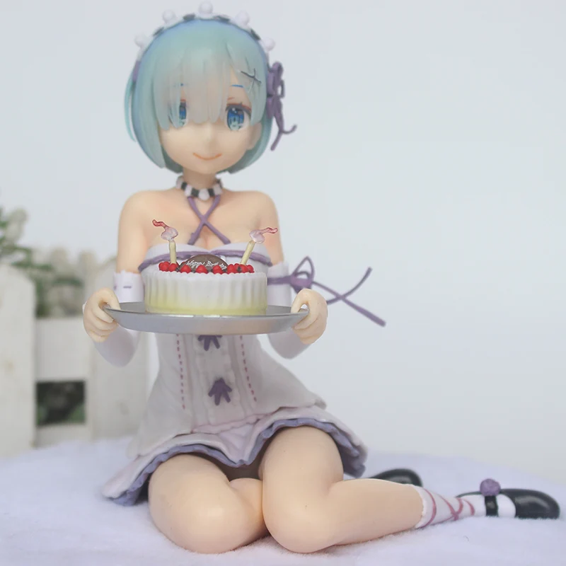 Re: жизнь в другой мир от нуля Rem 13 см фигурку Re Zero REM торт ко дню рождения вер.