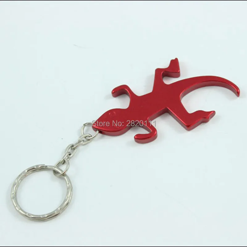 Открывалка для бутылок Gecko & Lizard брелок ключей из алюминиевого сплава открывалка