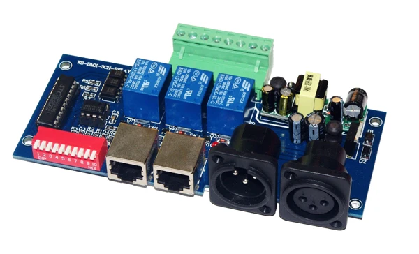 Newbest Цена 1 шт. DMX 512 реле 5A * 3CH контроллер RELAY 3channel вход AC110v 220V светодиодного