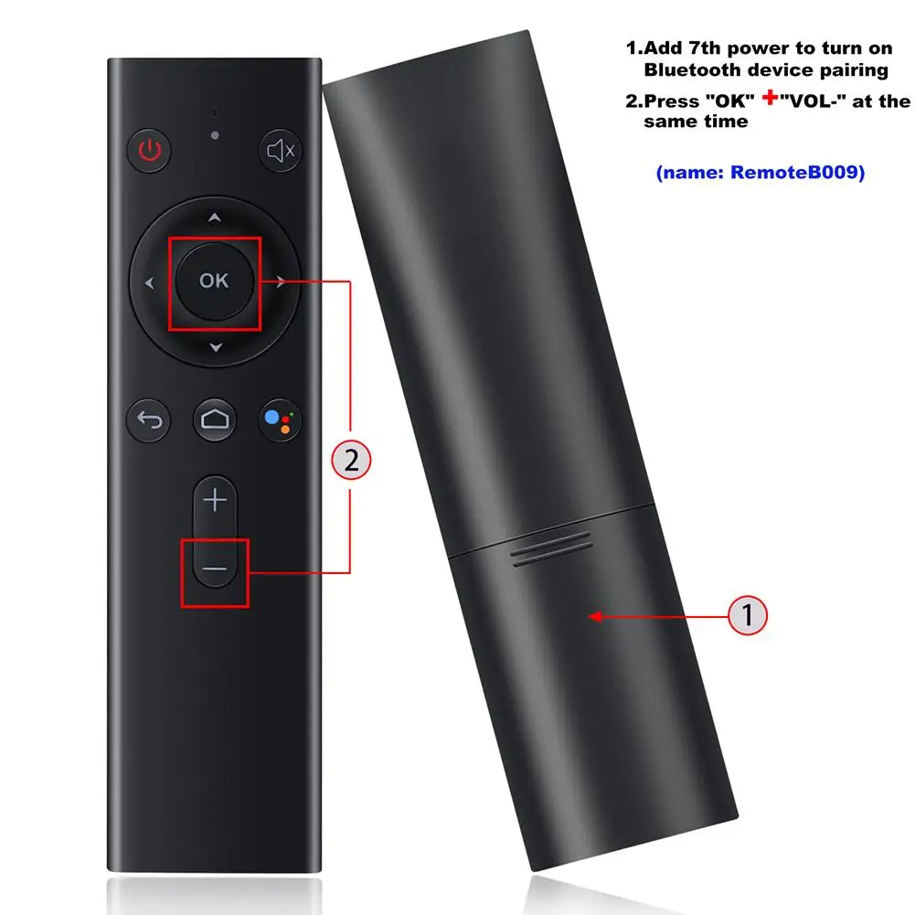 Беспроводной пульт дистанционного управления Q8 с Bluetooth и голосовым управлением