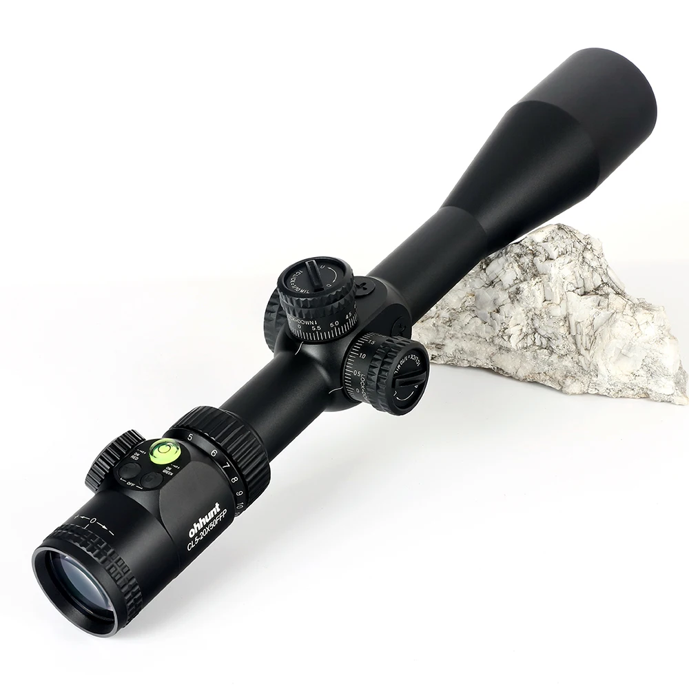 Охотничий оптический прицел ohhunt CL 5-20X50 FFP с красной и зеленой подсветкой