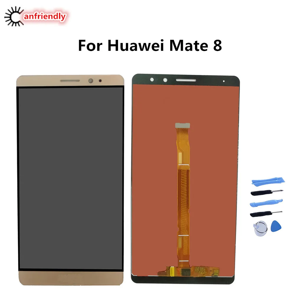 Pantalla LCD de 6,0 pulgadas para Huawei Mate 8, digitalizador de pantalla t&aacute;ctil de reemplazo con montaje de marco para Huawei Mate8 Mate 8, piezas de reparaci&oacute;n-0