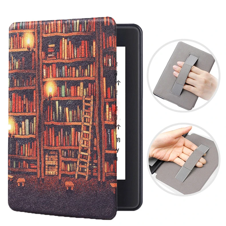 Смарт-чехол для запястья для нового Amazon Kindle Paperwhite 4 Магнитный флип-чехол для рук Kindle Paperwhite 10го поколения
