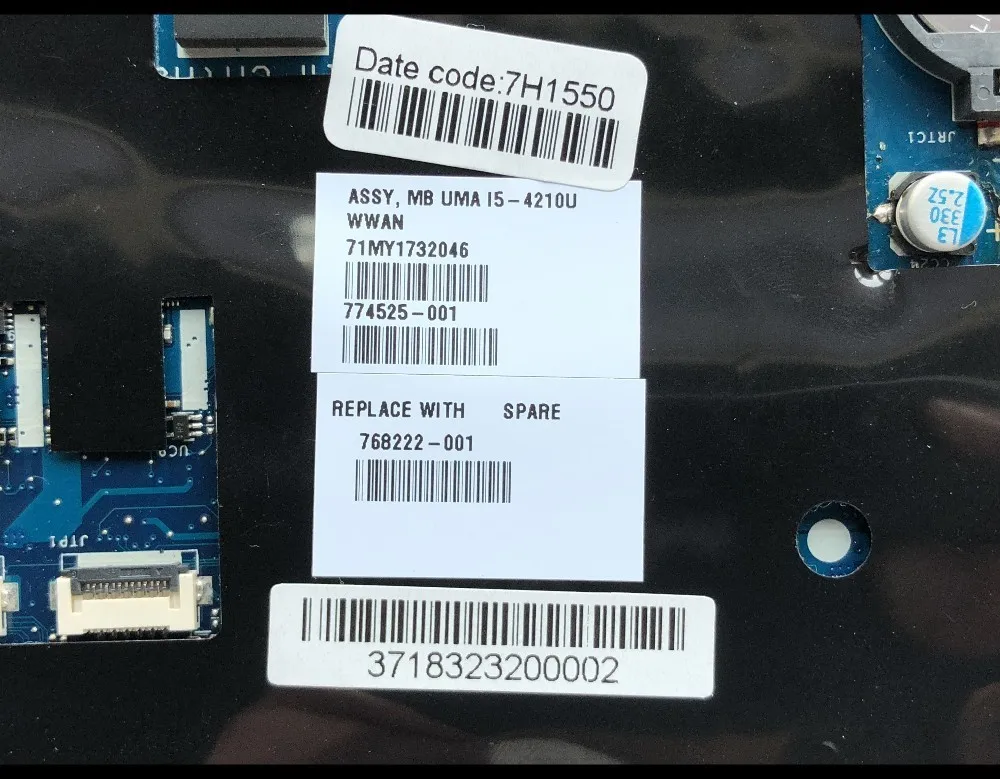 Высококачественная деталь для ноутбука HP Probook 430 G2 материнская плата 768222-001 SR1EF