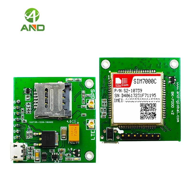 Для китайских диапазонов LTE CATM1 EMTC NB многомодовый модуль SIM7000C MINI доска breakout board