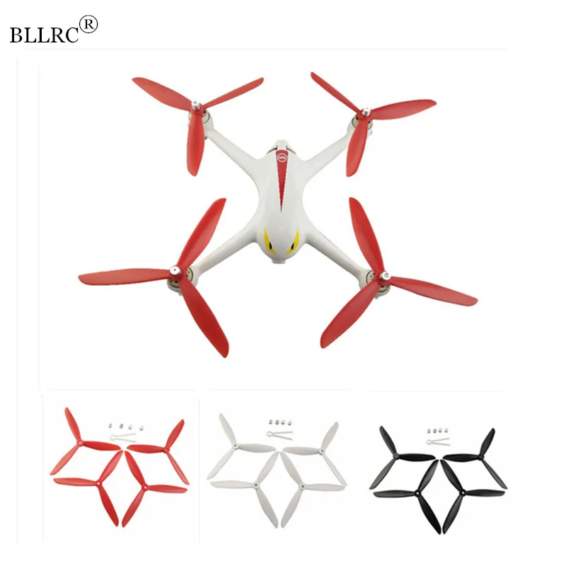 

MJX B3 B2 B2C Propellers Hubsan H501S 4Pcs Upgrade 3-Blade Fan For B2W Bugs 3 Bugs 2 Brushless Quadcopter RC Spare Parts