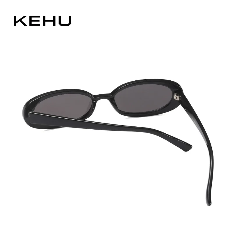KEHU Women Sunglasses Oval Sun Glasses Brand Designer Designing Small Eyebrows Eyewear Oversized UV400 K9668 | Аксессуары для