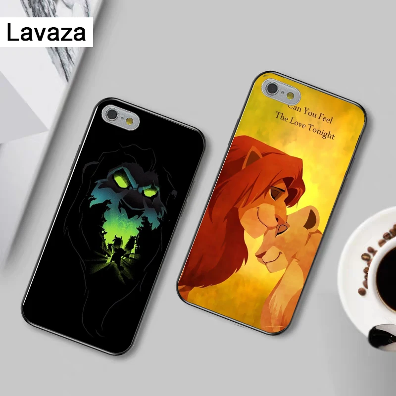 Силиконовый чехол с изображением мультяшного фильма Король Лев для iPhone 5 5S 6 6S Plus 7