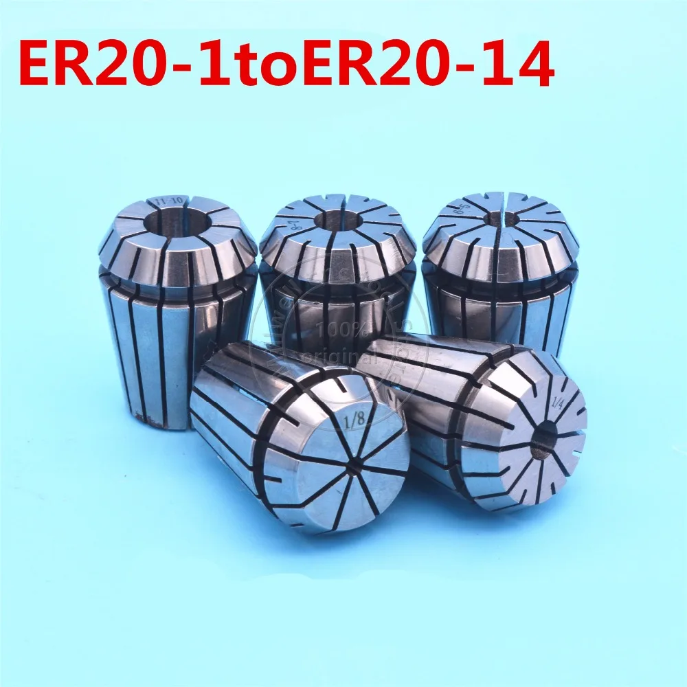 ER20 Collet 1PCS ЧПУ гравировальный деревообрабатывающий фрезерный станок аксессуары