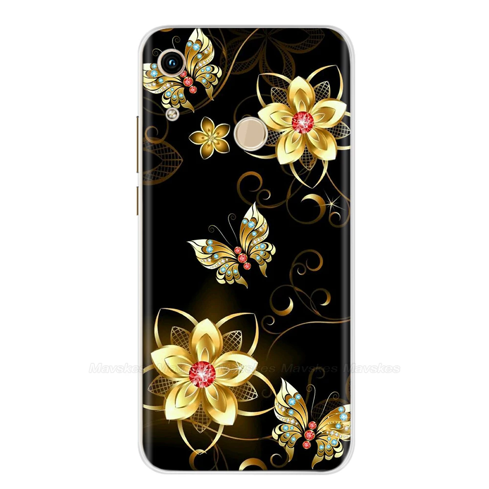 15 Чехол для huawei Honor 8A, чехол, силиконовый чехол для huawei Honor 8a, чехол с цветочным рисунком из ТПУ, чехлы для Honor 8A, JAT-LX1, чехол - Цвет: 15