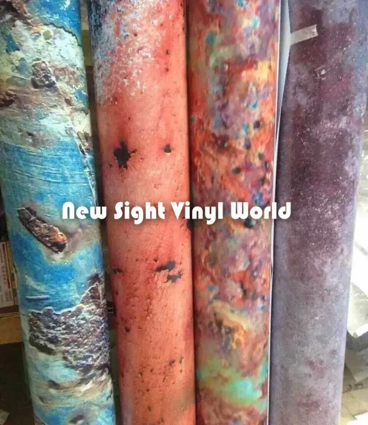 

Doomsday Rusting Vinyl Sheet Rust Vinyl Film Bubble Free Vehicle Graphics Car Wrapping Size:1.50*30m/Roll