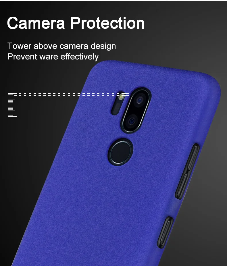 Для LG G7 чехол ThinQ IMAK Ковбой телефон стенд жесткий PC задняя крышка чехол для LG G7 ThinQ G7+ G710EM G7 Plus+ защита экрана 6,1''