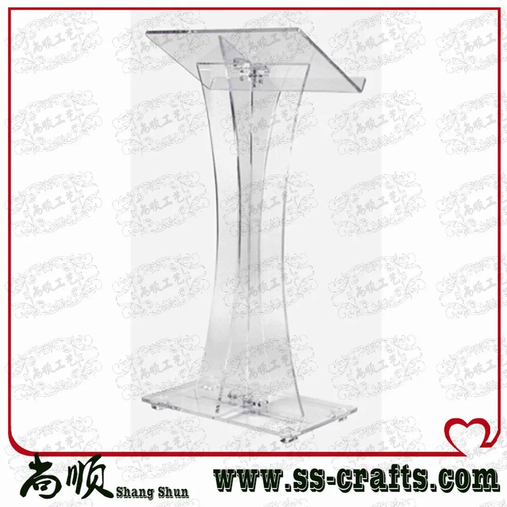 

Direct Sale Custom Transparent Plexiglass Acrylic Lectern