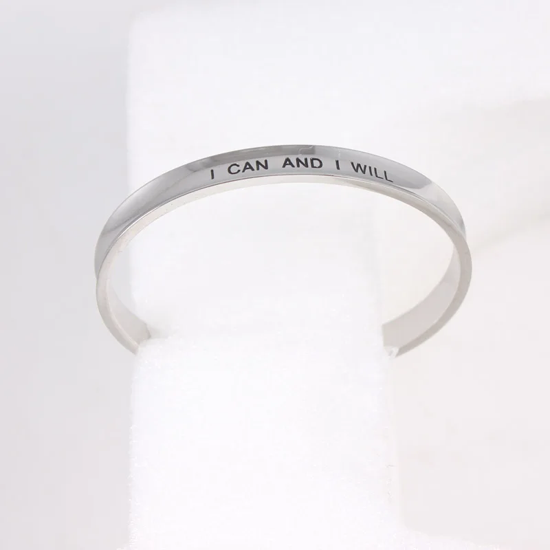 Женский браслет из нержавеющей стали с выгравированной надписью You Are My Person|steel