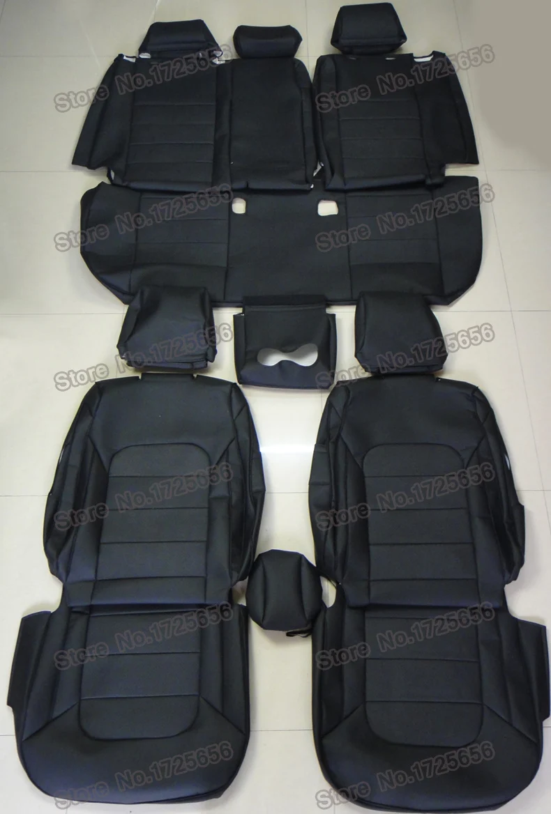 AutoDecorun 15 шт./компл. сиденье из натуральной кожи чехлы для Chevrolet Cruze 2009 2010 2011 2012- Сиденье коврики для стола или пола аксессуары