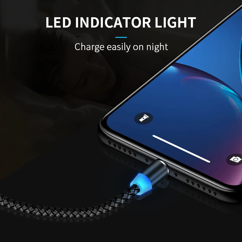 Магнитный usb-кабель KingFriend для быстрой зарядки кабель USB Type-C магнитное зарядное