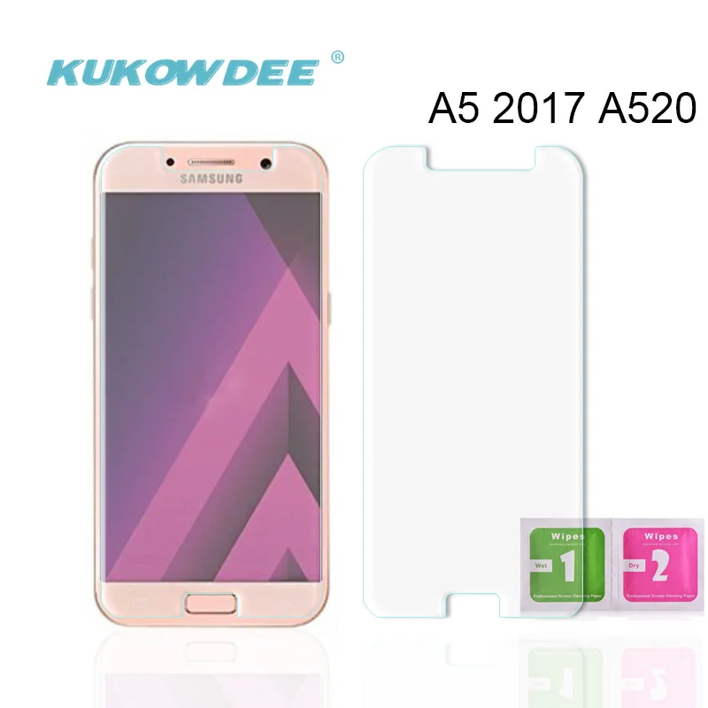 Защитное стекло HD для Samsung A5 A500 A510 A520 2016 2017|film for samsung|screen protector filmprotector film |