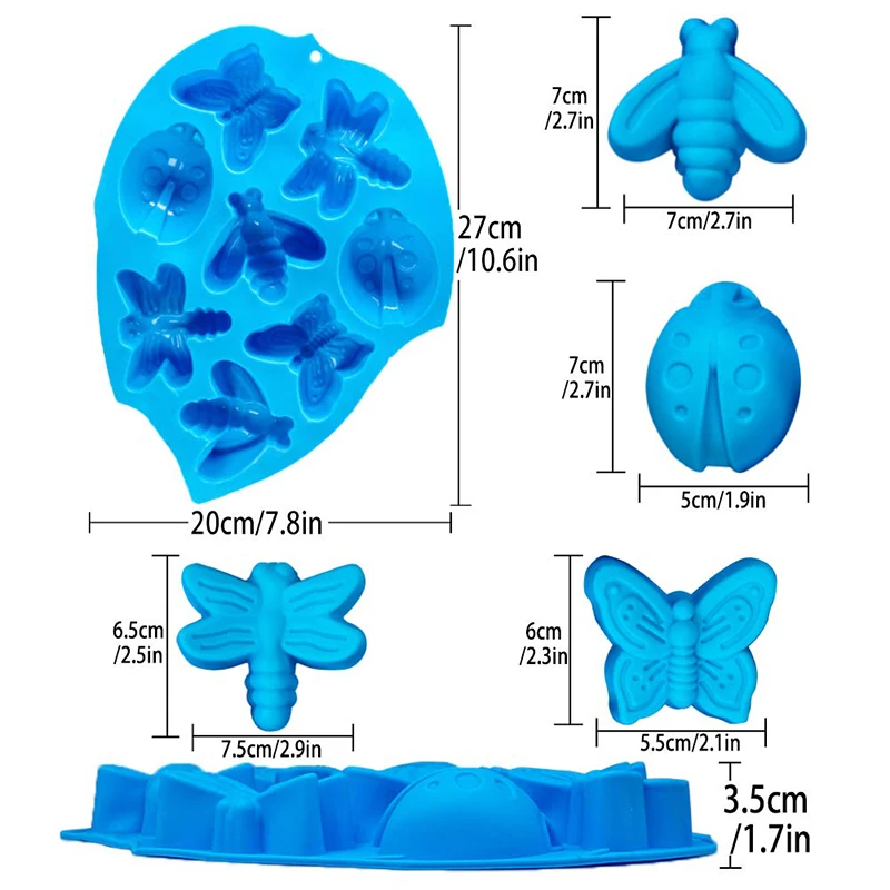 DIY Форма для насекомых силиконовая форма желейного пудинга 3D инструменты