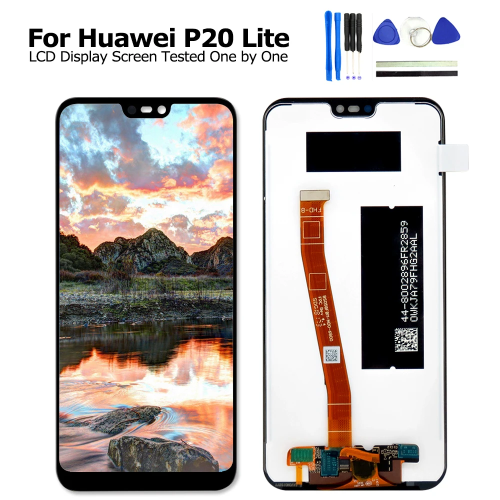 Для Huawei P20 Lite дисплей/экран/LCD дигитайзер Assmbley с рамкой для экран Замена ANE-LX1 ANE-LX3 |