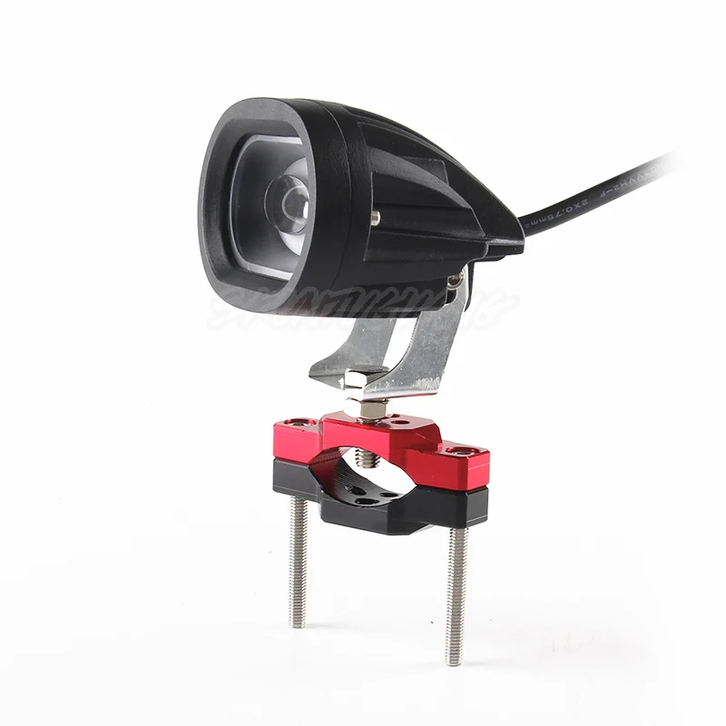 

Motorcycle Universal CNC Aluminum Handlebar Risers Bumper Tube Clamp Auxiliary Spotlight Fixed Bracket Accessories For Motorbike