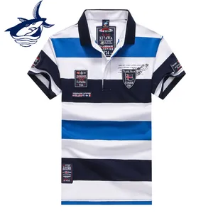 Новая мужская одежда 2020, мужская рубашка-поло Summeer, мужская повседневная рубашка-поло в полоску, мужская Королевская Клубная одежда для мужчин