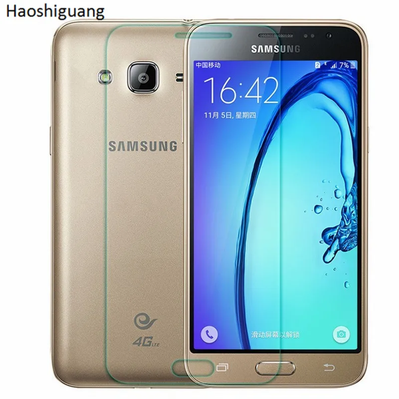 Закаленное стекло для Samsung Galaxy J3 2016 J320F J320FN J320H/DS Чехол Премиум Защита экрана Капа