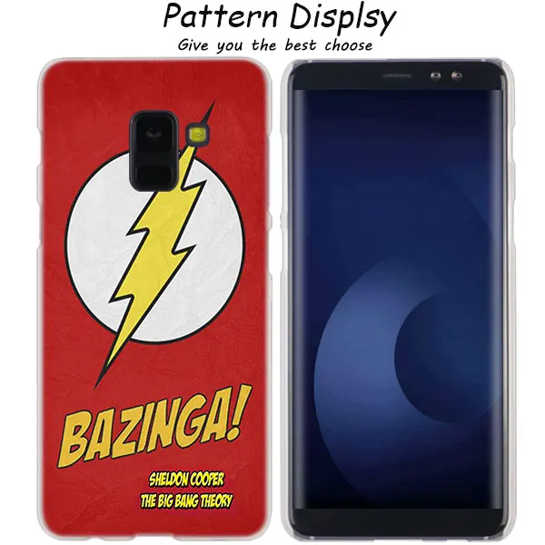 04 MLLSE Bazinga Теория Большого Взрыва ТВ-шоу чехол для Samsung Galaxy A6 A8 плюс A9 A7 A5 A6S A9Star Note9 8 5 - Цвет: 04
