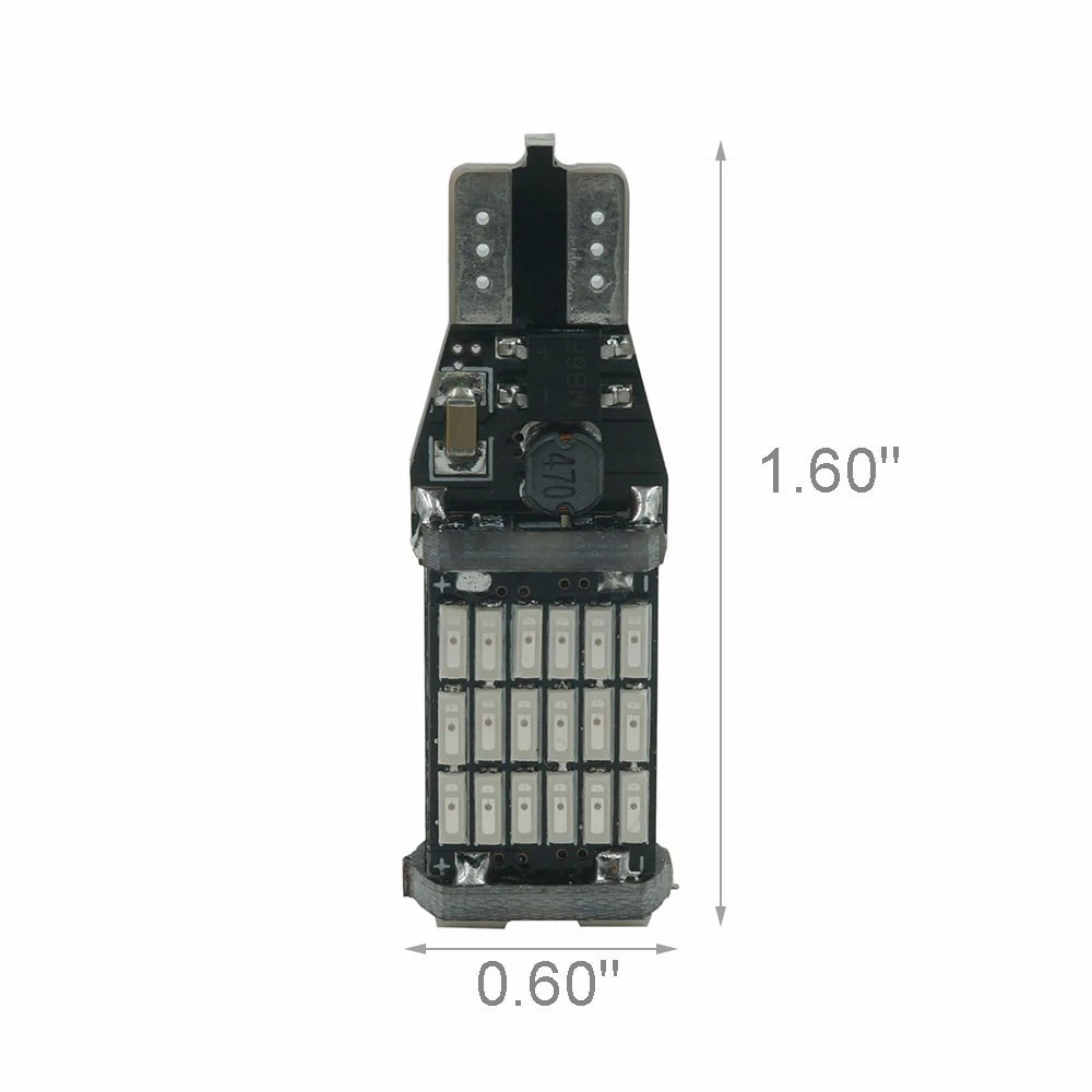 YSY 10 шт./лот T15 921 W16W 45SMD 4014 светодиодная автомобильная лампа CANBUS без ошибок