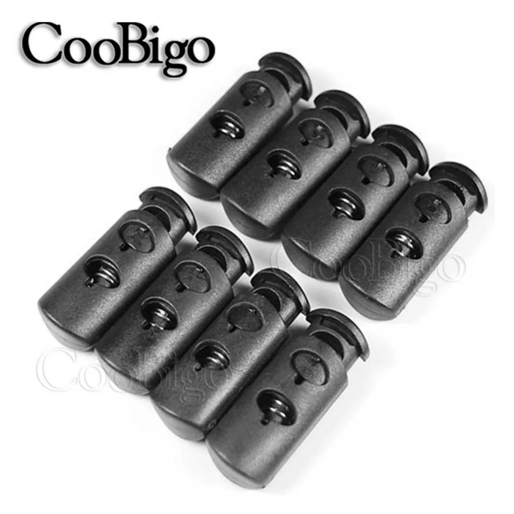 5 шт. пружинные зажимы для шнура 2 отверстия|cord lock toggles|cord locktoggle clip |
