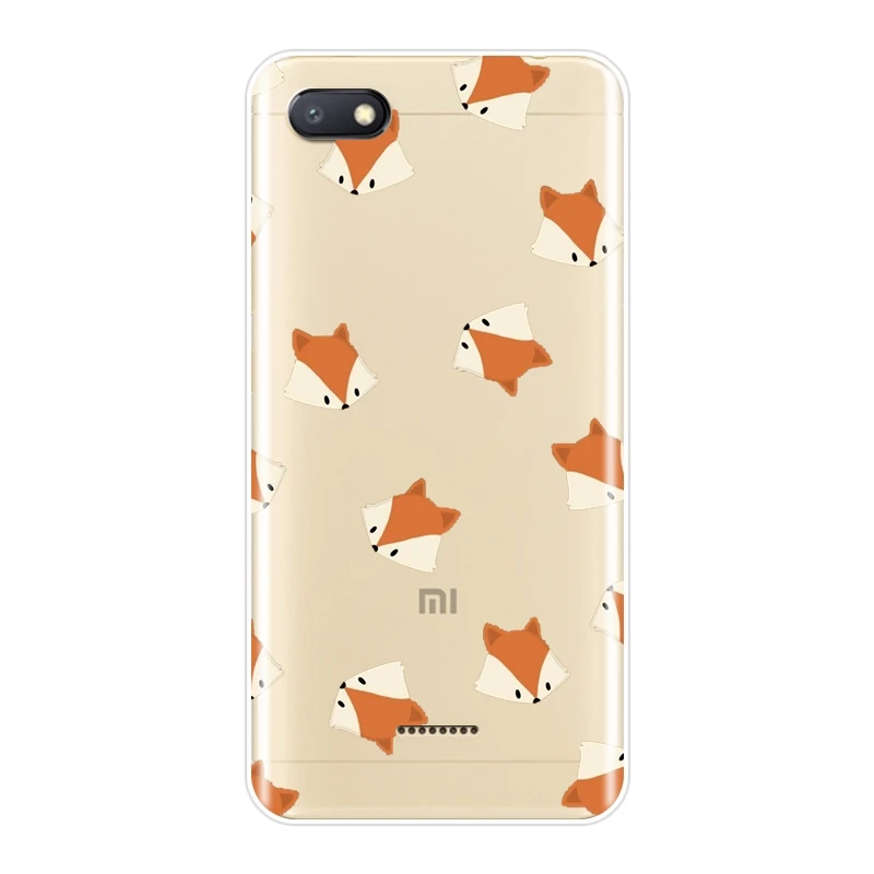 No.6 Силиконовый чехол для телефона Pocophone F1 Xiaomi Redmi Note 4 4X5 5A 6 Pro Prime Fox мягкая задняя крышка для Redmi S2 4A 5A 6A 5 Plus - Цвет: No.6