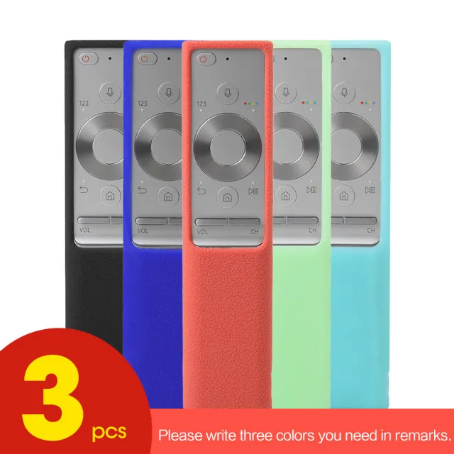 3 Pcs Силиконовый чехол SIKAI для пульта дистанционного управления samsung QLED Smart tv BN59-01265A samsung One Remote Cover(несколько пакетов - Цвет: 3 Pcs