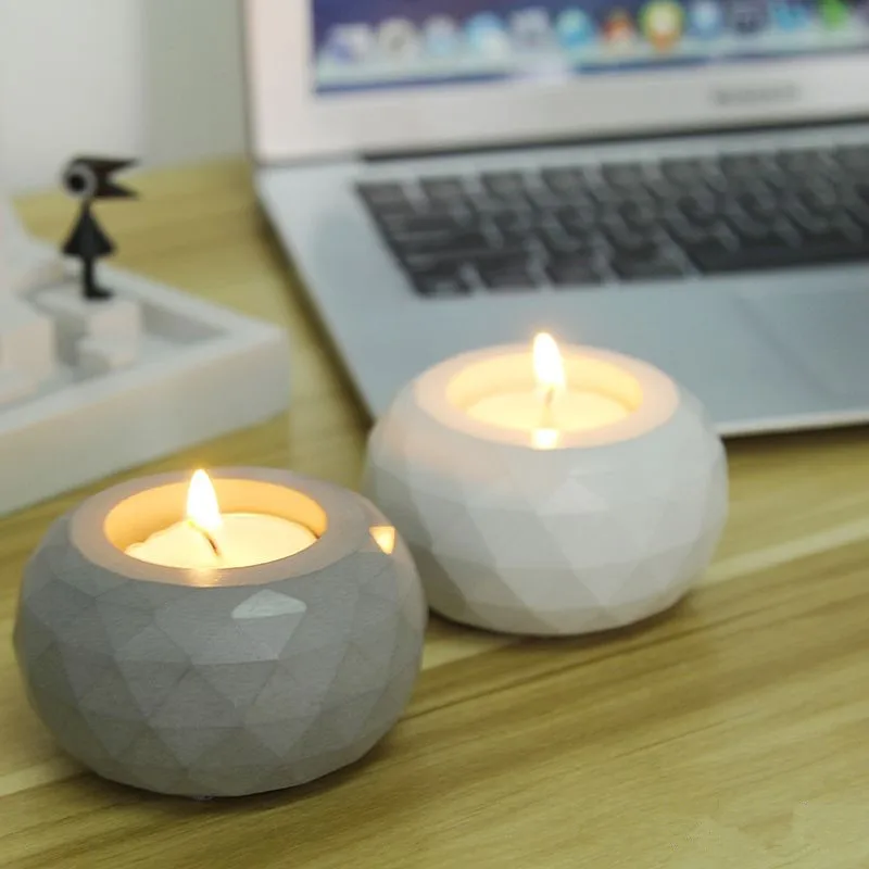 Силиконовый подсвечник бетонная форма DIY пепельница формы растение суккулент
