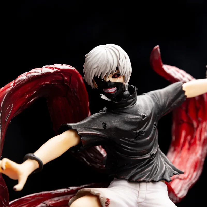 43 см Tokyo Ghoul Kaneki Ken Battle Ver фигурка куклы игрушки ПВХ Коллекционная модель аниме