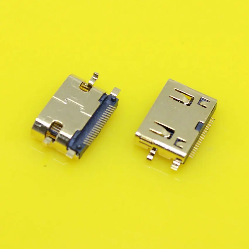 Cltgxdd HD 014 позолота мини HDMI гнездо 19pin c Тип sinking плиты 0.8 мм SMT + DIP ноги|mini hdmi female|mini