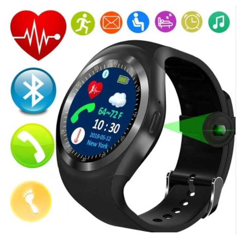 Двойной 11 T1 Bluetooth монитор сердечного ритма крови Давление Смарт часы для малыша