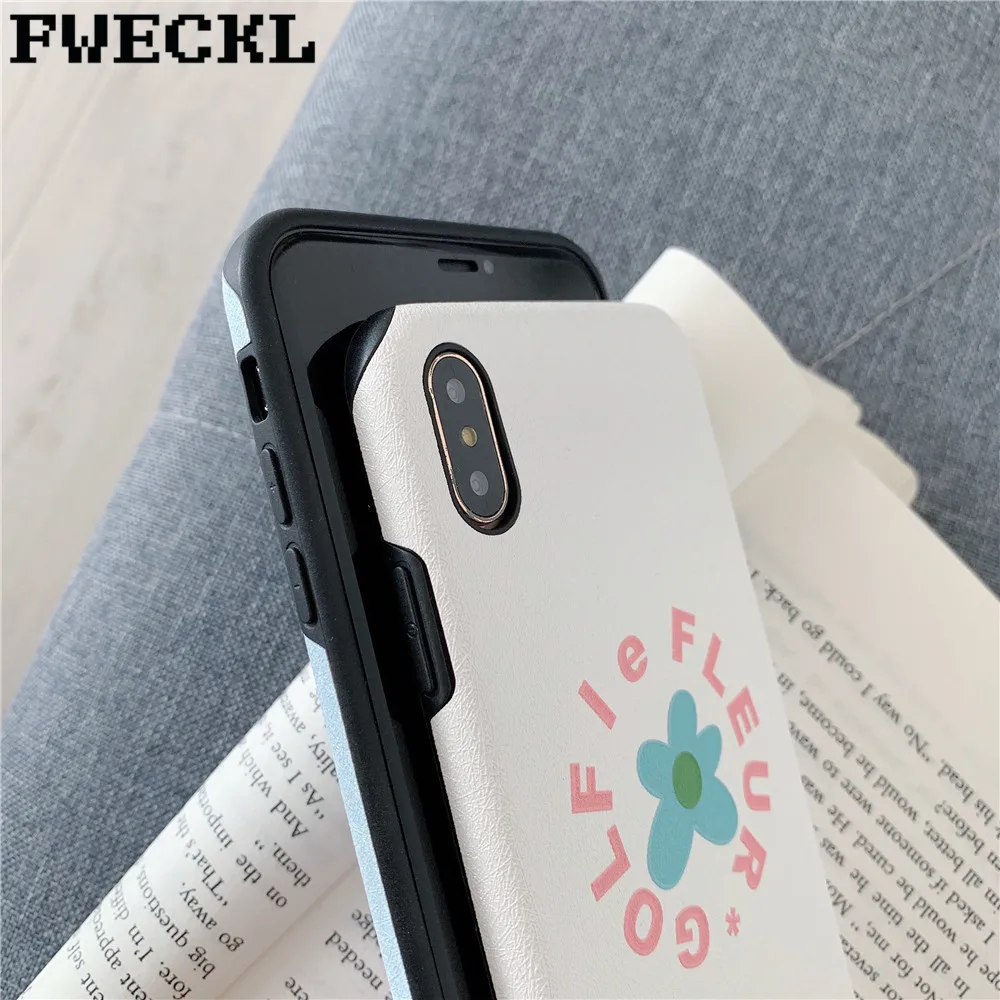 Candy color Flower Case Cover For iphone 6 6s 7 8 Plus iPhone X XS MAX XR Soft Silicon Back Cases Ins style casing |