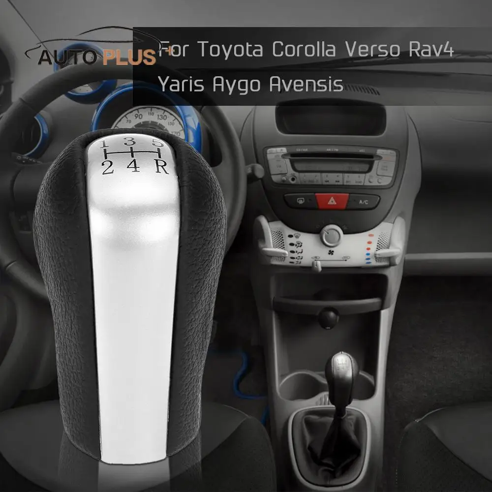 Рукоятка для рычага переключения передач 5 скоростей Toyota AYGO 2005 2014 Verso 2002 2009 Corolla 1996