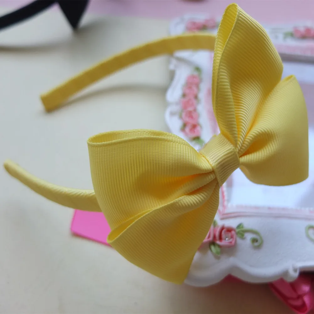 

Kids Girls Hairbands Weave Headbands Bow Headband Hair Hoop Hair bows Headwear U Pick Colors